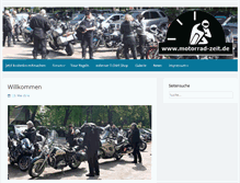 Tablet Screenshot of motorrad-zeit.de